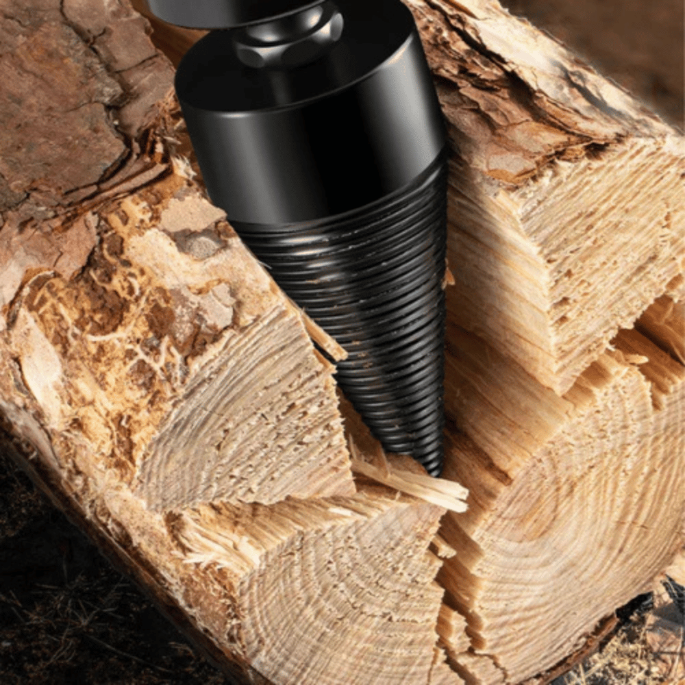 Foret fendeur de bois - Cône fendeur pour perceuse