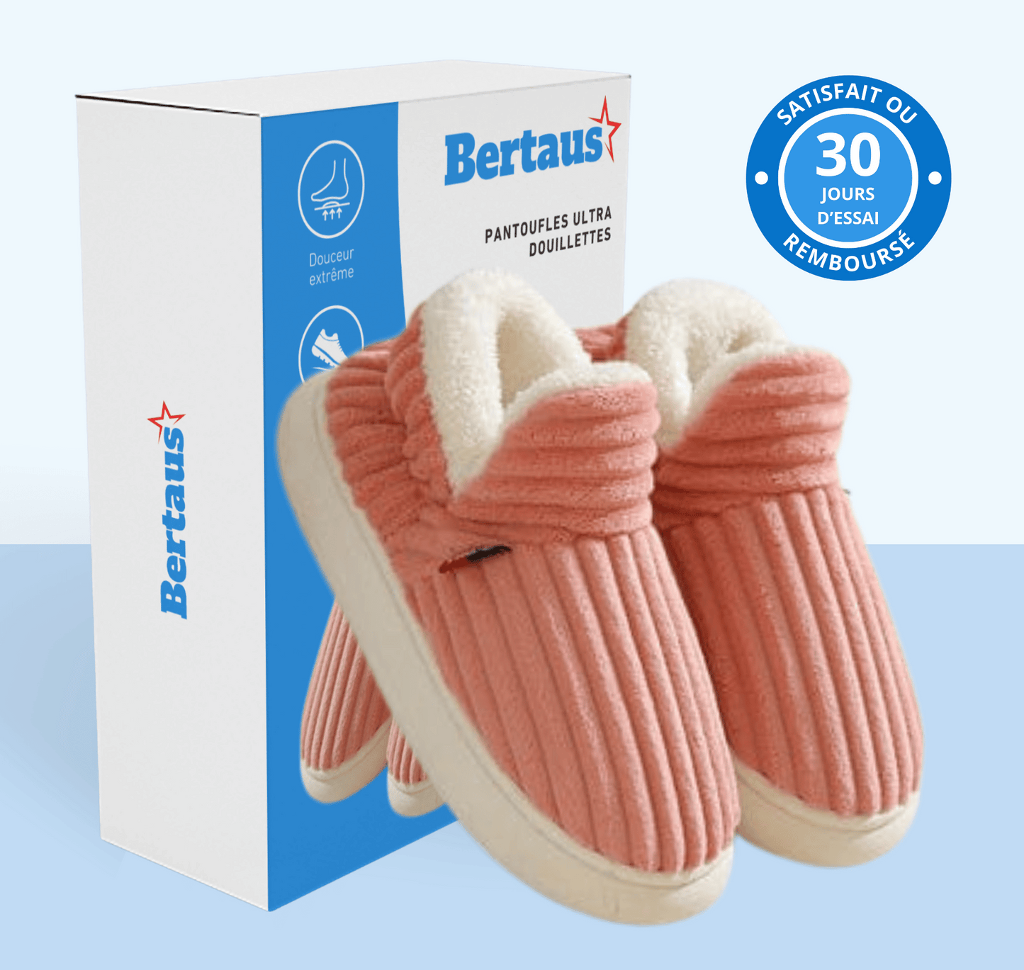 Pantoufles ultra douillettes unisexes