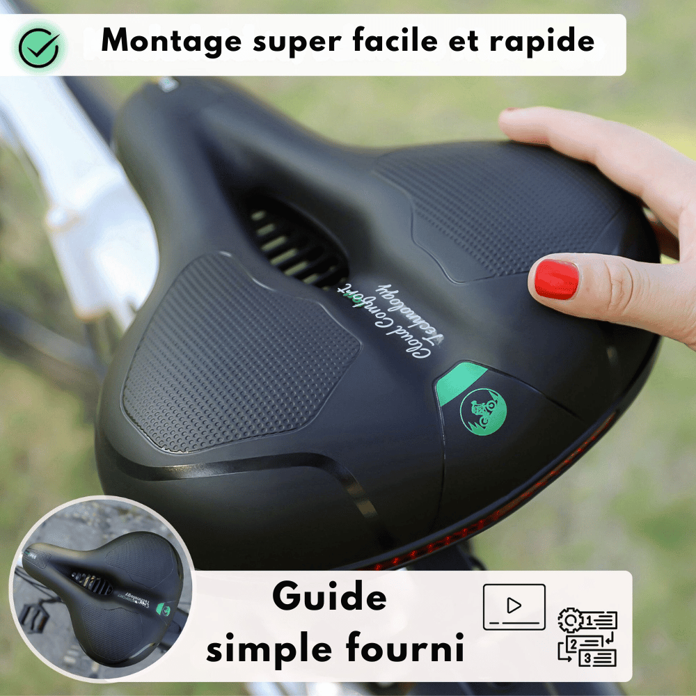 Selle Confort Max - Faire du vélo sans douleur