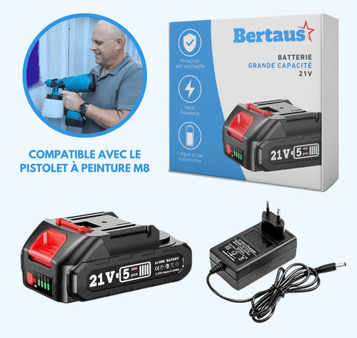 Batterie Rechargeable 21V (Chargeur inclus)