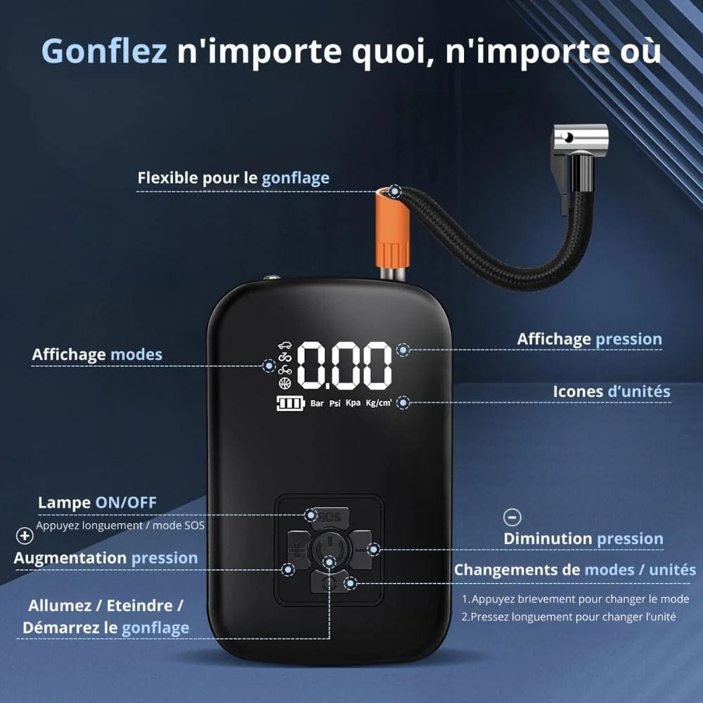 Pompe à Air Portable - Kit Complet