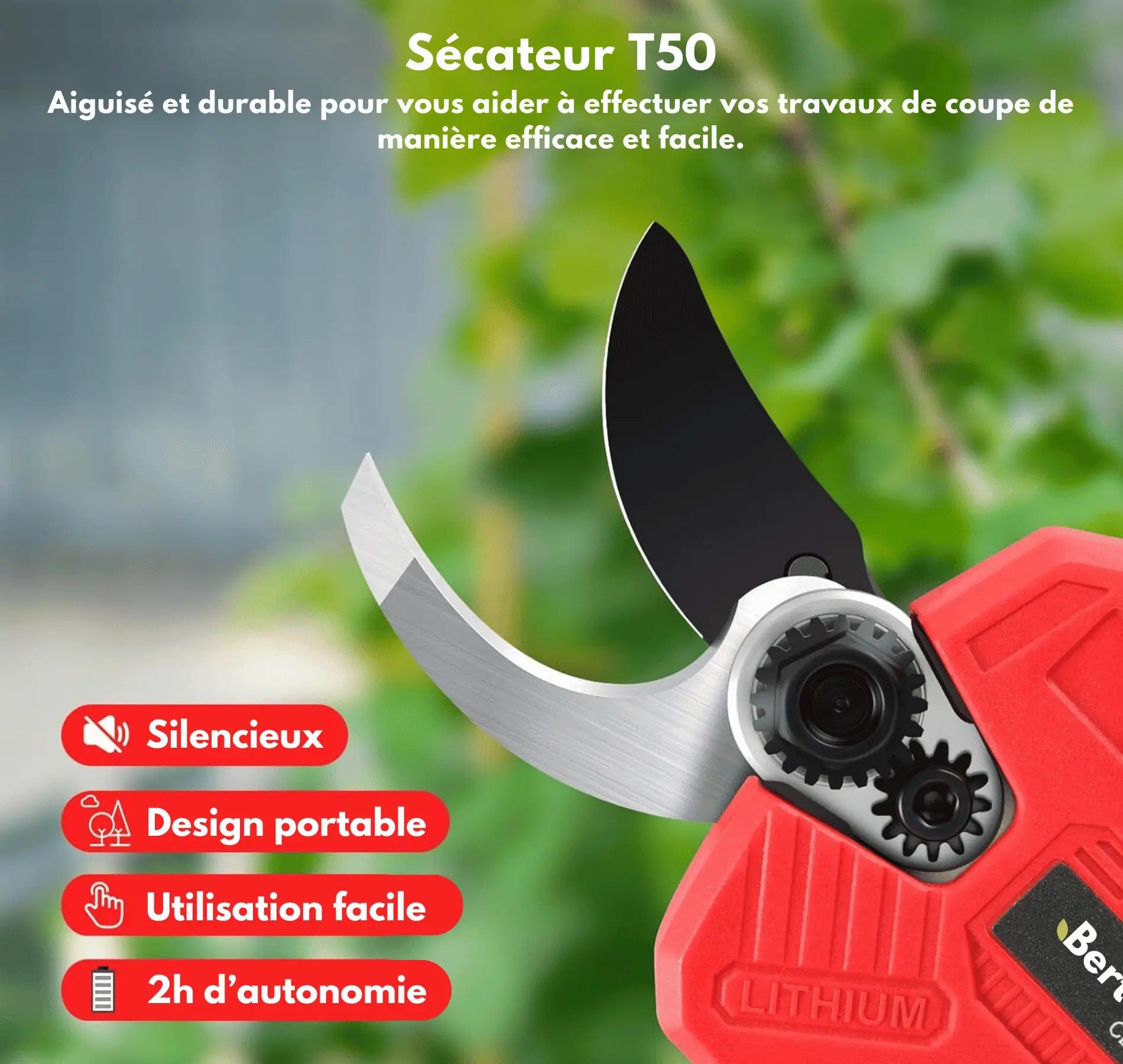 Sécateur T50 - Kit Complet