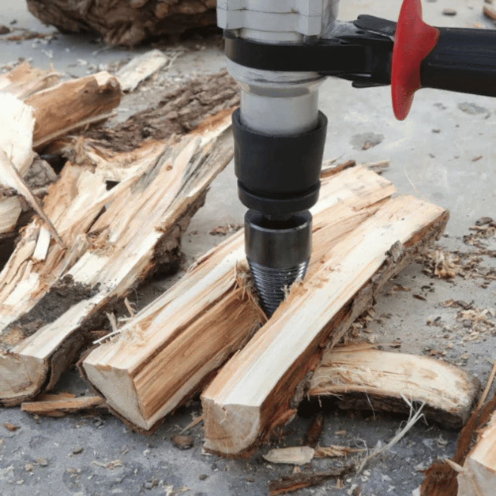 Foret fendeur de bois - Cône fendeur pour perceuse