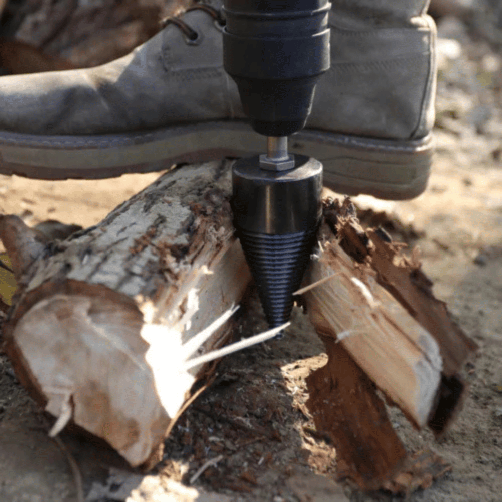 Foret fendeur de bois - Cône fendeur pour perceuse