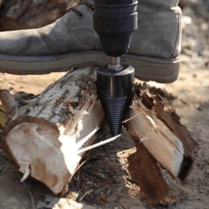 Foret fendeur de bois - Cône fendeur pour perceuse