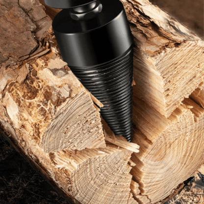 Foret fendeur de bois - Cône fendeur pour perceuse
