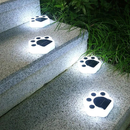 Lampe LED solaire en forme de patte