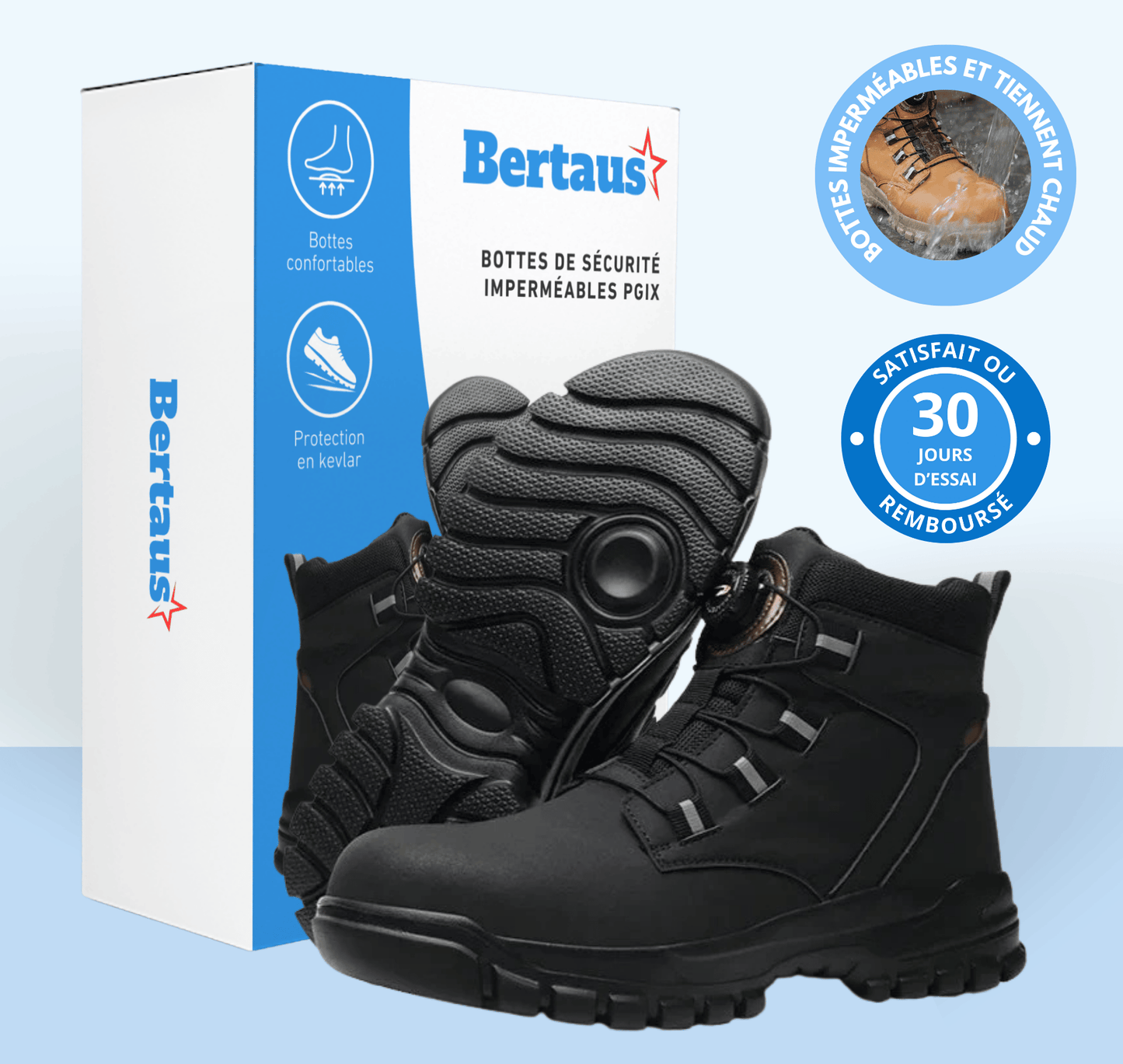 Bottes de sécurité imperméables PGIX
