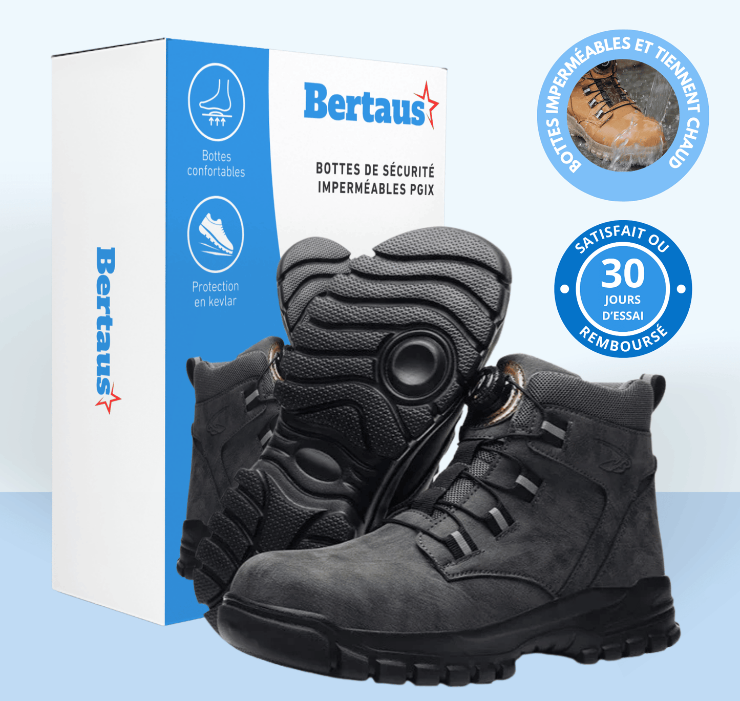 Bottes de sécurité imperméables PGIX