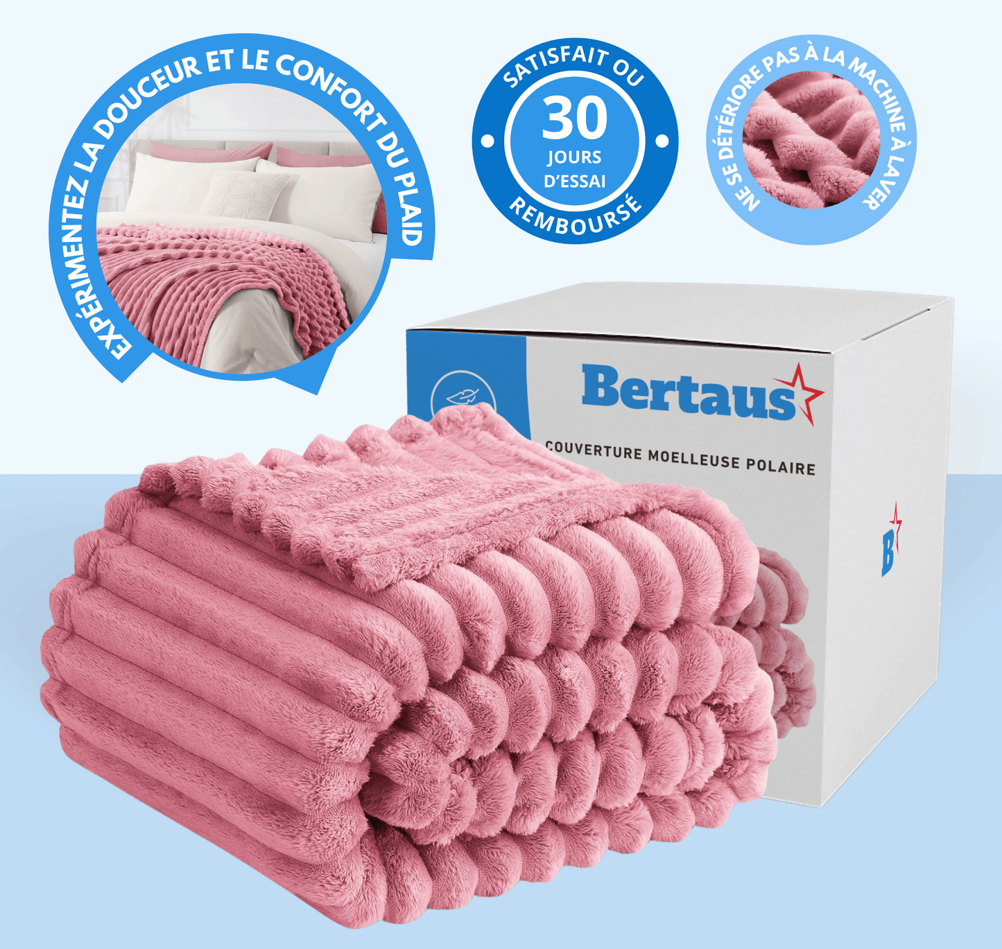 Couverture moelleuse polaire