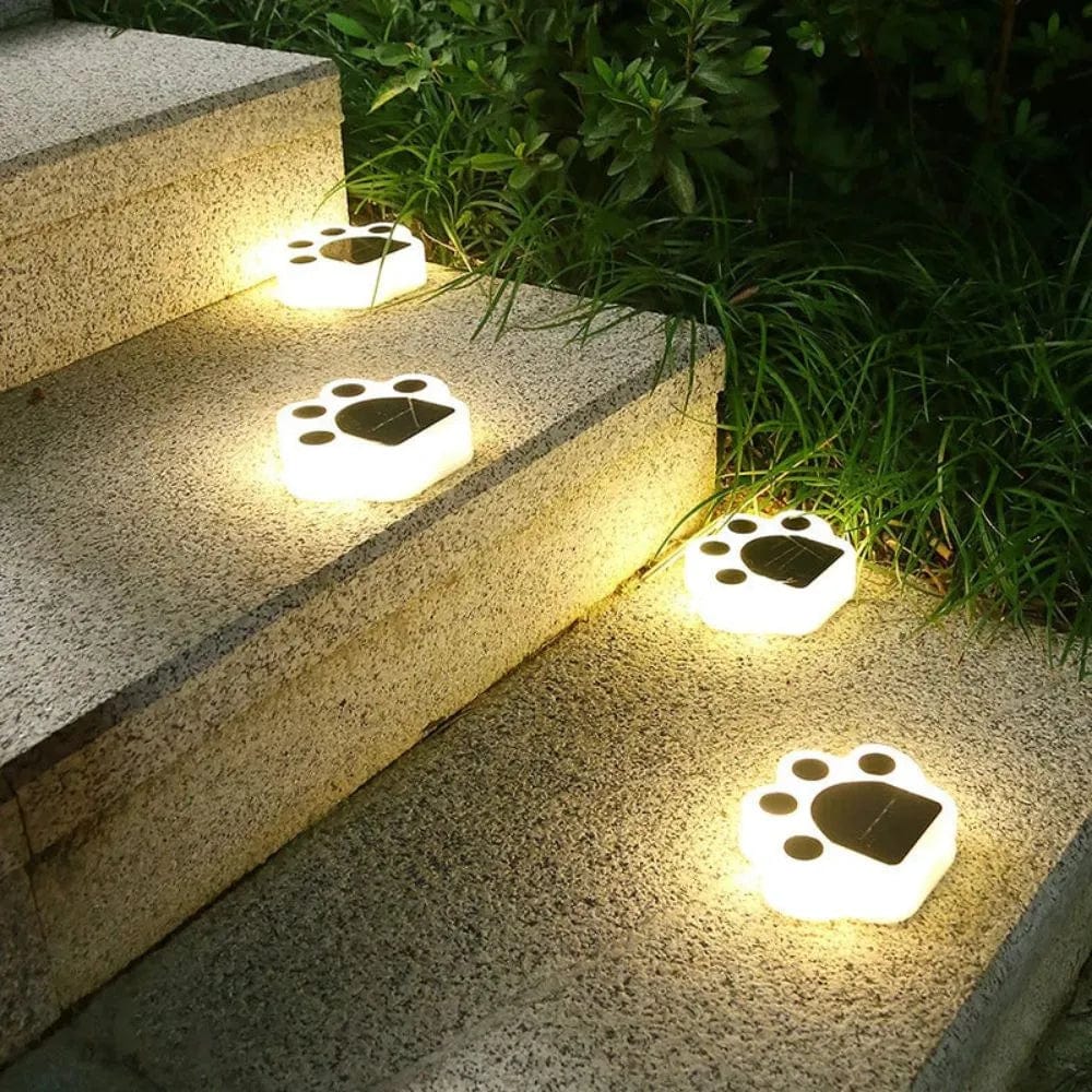 Lampe LED solaire en forme de patte
