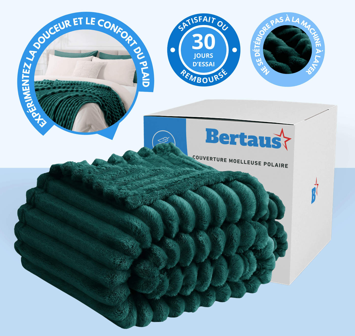 Couverture moelleuse polaire