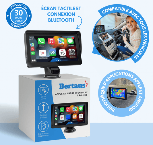 Carplay Android et Apple - 7 pouces