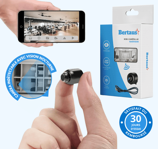Nanovision mini-caméra 4k
