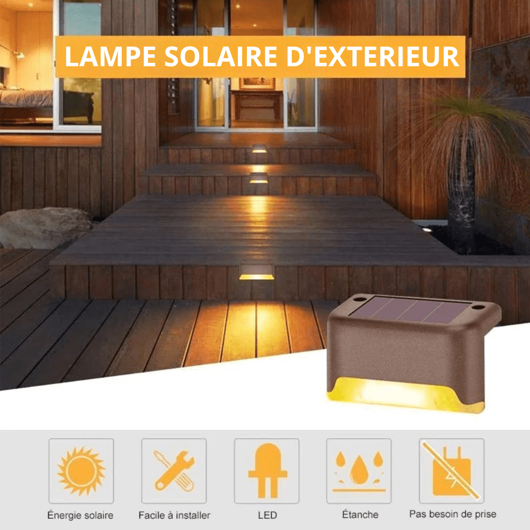 Lampe d'Extérieur à Énergie Solaire