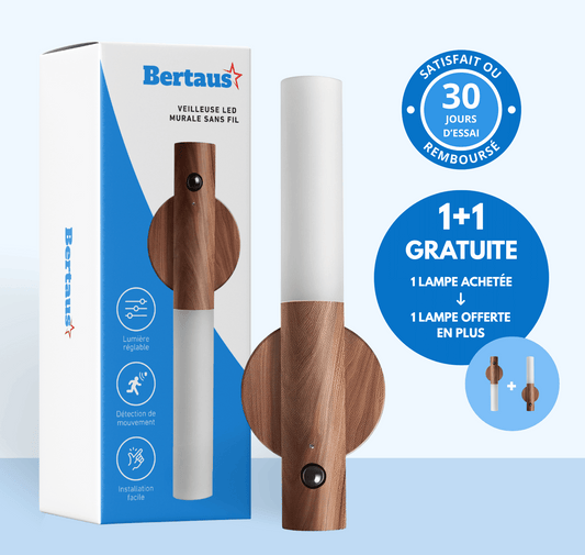 Veilleuse LED murale sans fil