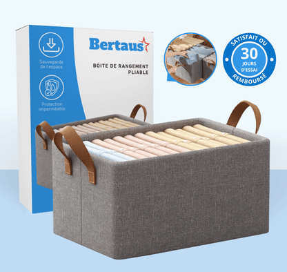 Boite de rangement pliable