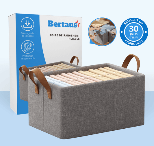 Boite de rangement pliable