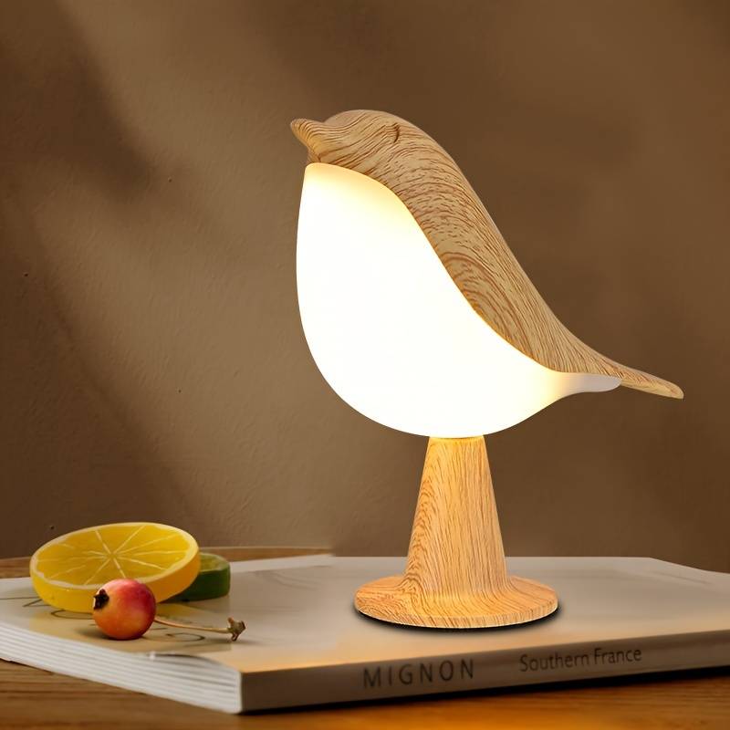 Lampe Oiseau de Chevet Tactile Originale