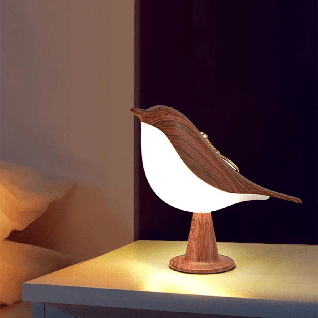 Lampe Oiseau de Chevet Tactile Originale