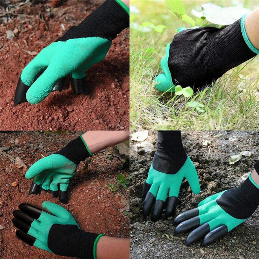 Gants de Jardinage Polyvalents - Griffes pour Creuser Intégrées